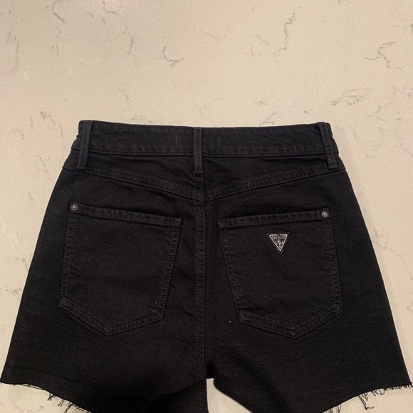 Guess 1981 Denim Midi Shorts -NWT - Picture 7 of 10